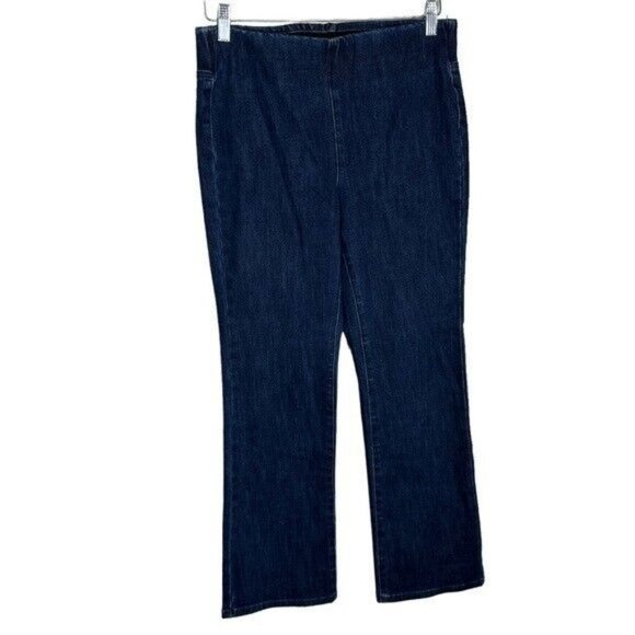 Soft Surroundings The Ultimate Denim Pull-On Bootcut Jeans Size Petite Small - Picture 4 of 10